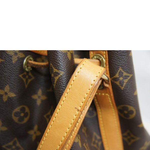 06187 8 Louis Vuitton Petit Noe Monogram Bag Brown