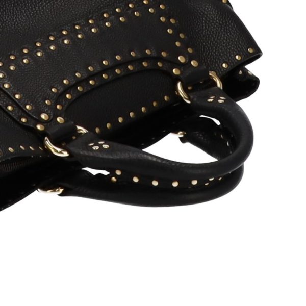 06197 3 Celine Leather Studded Boogie Bag