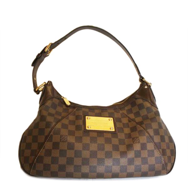 06251 1 LOUIS VUITTON Thames GM Shoulder Bag Damier Brown