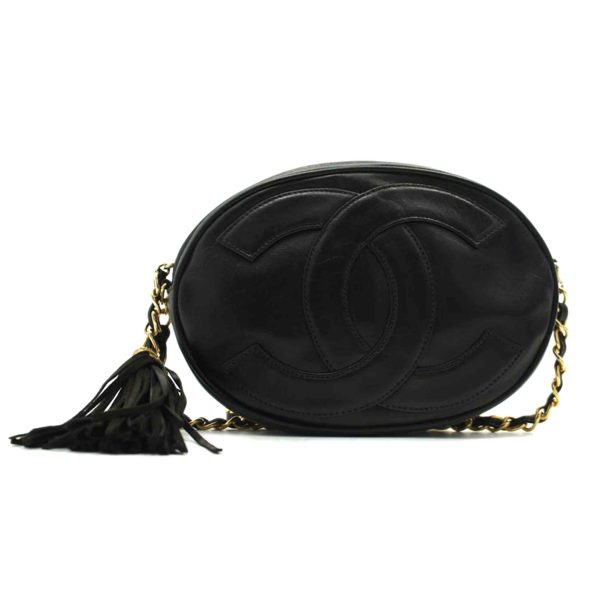 06255 1 Chanel Vintage Cocomark Fringe Shoulder Bag