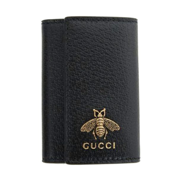 06274 1 Gucci Animalier Metal Bee 6 Key Case Pink