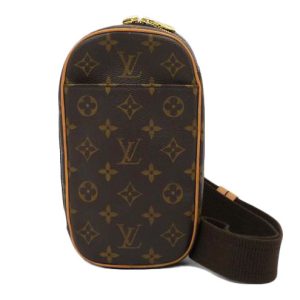 06275 1 Louis Vuitton Outdoor Messenger Shoulder Bag Body Bag Taiga Monogram Blue Crossbody