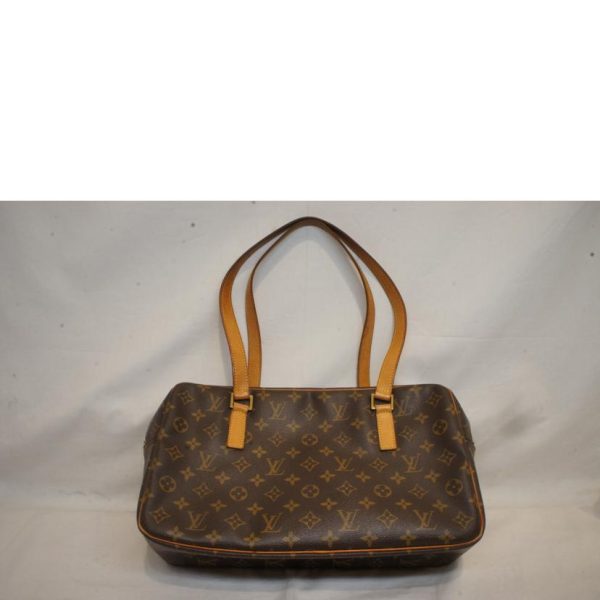 06347 1 Louis Vuitton Cite Monogram Tote Bag Brown