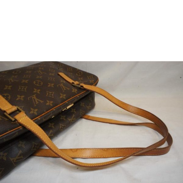 06347 4 Louis Vuitton Cite Monogram Tote Bag Brown