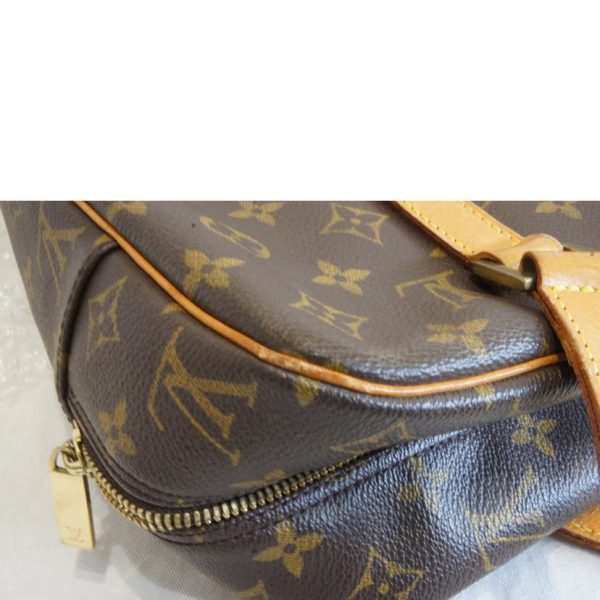 06347 7 Louis Vuitton Cite Monogram Tote Bag Brown