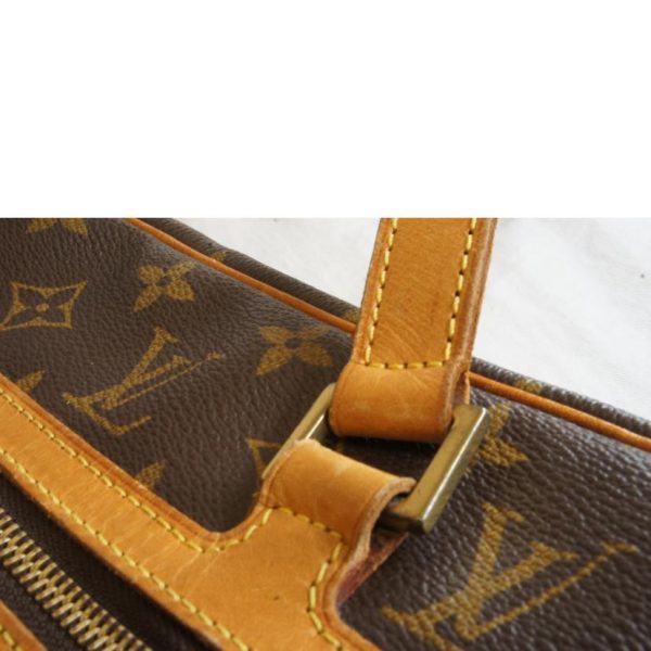 06347 8 Louis Vuitton Cite Monogram Tote Bag Brown