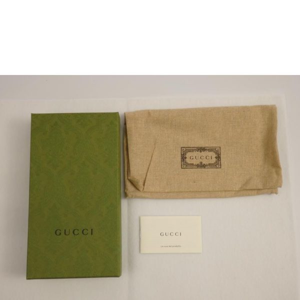 06503 6 Gucci Offdia GG Supreme Sherry Zip Around Wallet