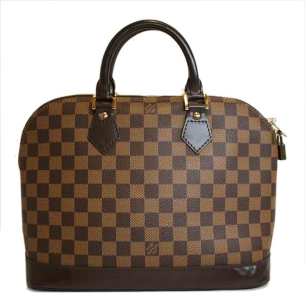 06506 1 Louis Vuitton Alma PM Damier Ebene Bag Brown