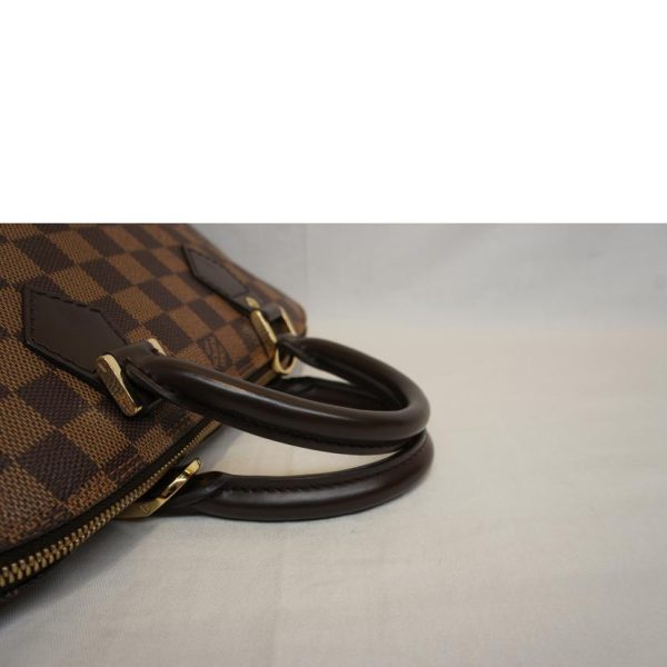 06506 4 Louis Vuitton Alma PM Damier Ebene Bag Brown