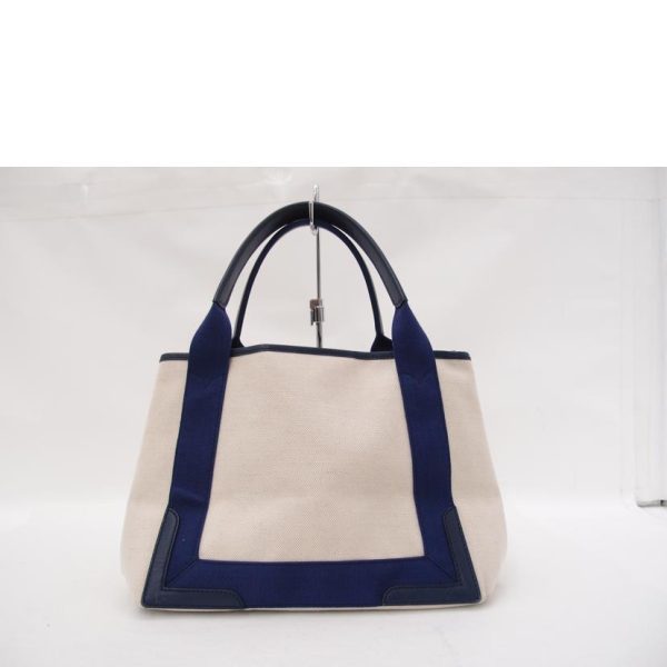 06606 2 Balenciaga Navy Cabas S Tote Bag Blue