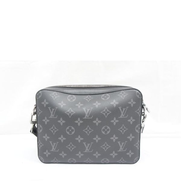 06878 2 Louis Vuitton Trio Messenger Bag Monogram Eclipse Black