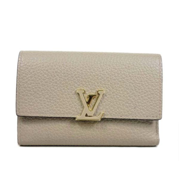 06930 1 Louis Vuitton Portefeuil Capucines Compact Wallet Initial