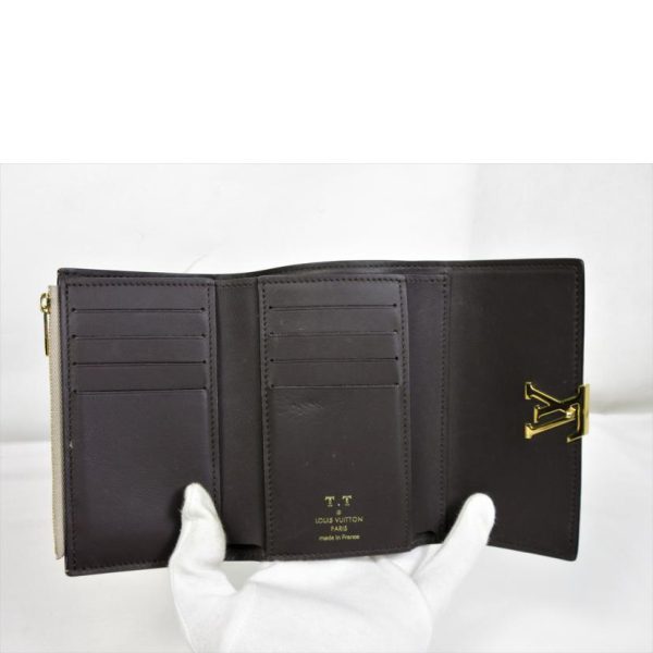 06930 4 Louis Vuitton Capucines Initial Wallet Black