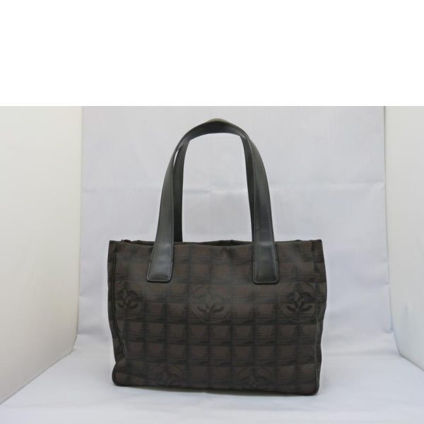 07197 2 CHANEL New Travel Line Tote Bag PM Black