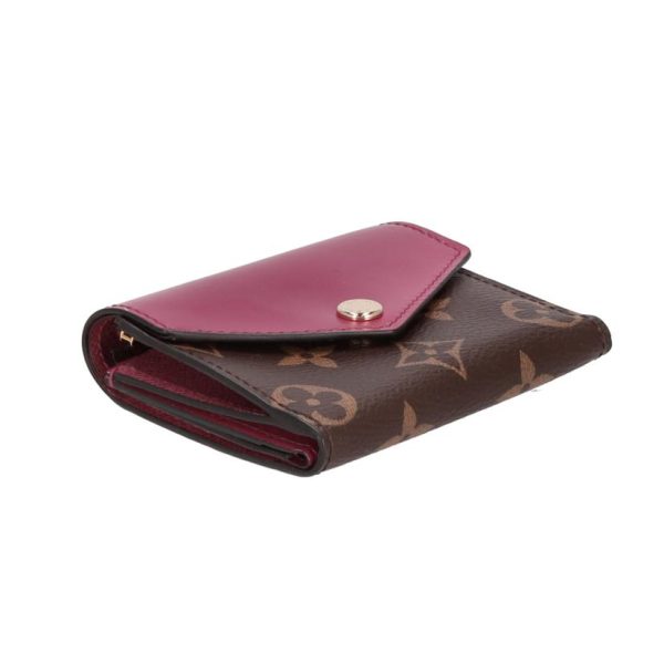 07244 3 Louis Vuitton Portefeuille Zoe Wallet Brown