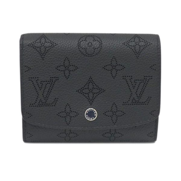 07274 1 Louis Vuitton Iris Compact Wallet Mahina Noir