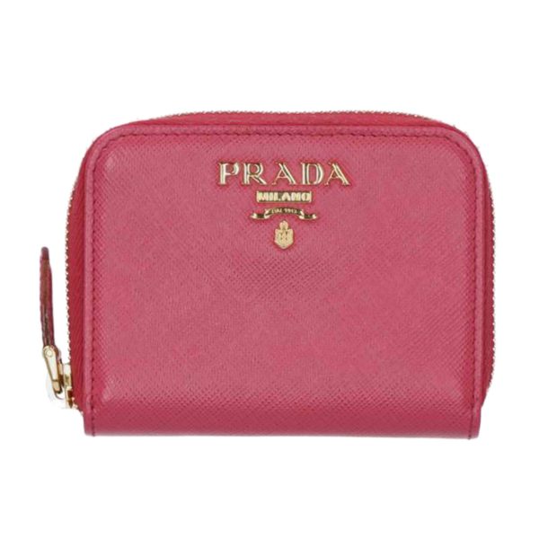 07295 1 Prada Saffiano Coin Case Bag Black