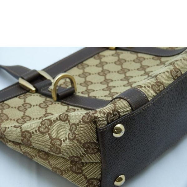 07326 9 Gucci GG Canvas Handbag Beige