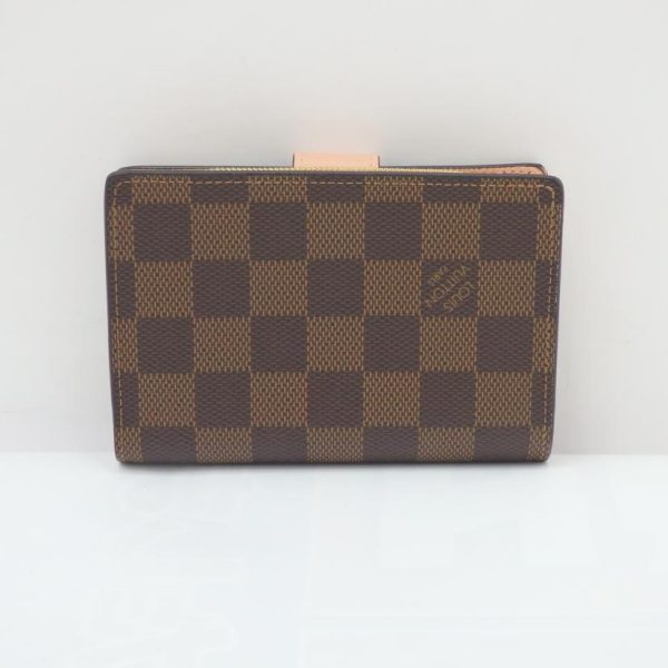 07342 2 Louis Vuitton Portefeuil Juliette Damier Ebene Wallet Cream