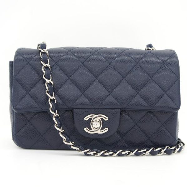 07528 1 Chanel Mini Caviar Chain Shoulder Bag