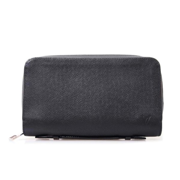 07566 1 Louis Vuitton Zippy XL Taiga Wallet Ardoise