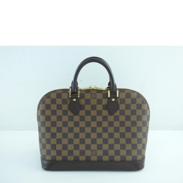 07580 2 Louis Vuitton Alma Damier Ebene Handbag