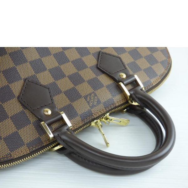 07580 4 Louis Vuitton Alma Damier Ebene Handbag