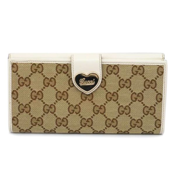 07678 1 Gucci W Hook Bifold Long Wallet