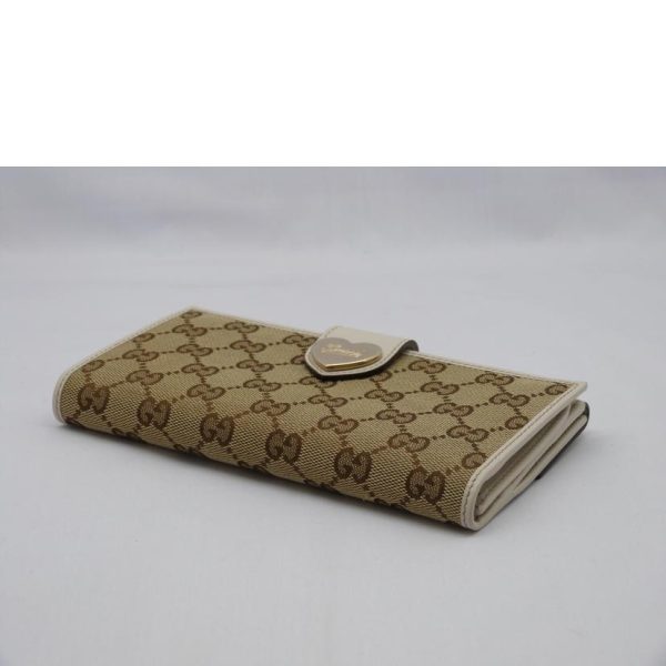 07678 3 Gucci W Hook Bifold Long Wallet