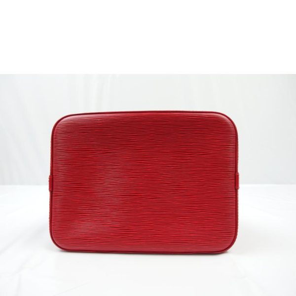 07771 3 Louis Vuitton Petit Noe Epi Tote Bag Red