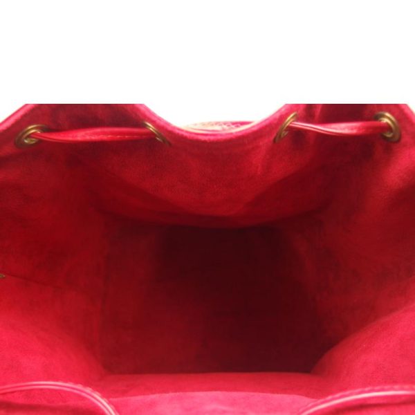 07771 5 Louis Vuitton Petit Noe Epi Tote Bag Red