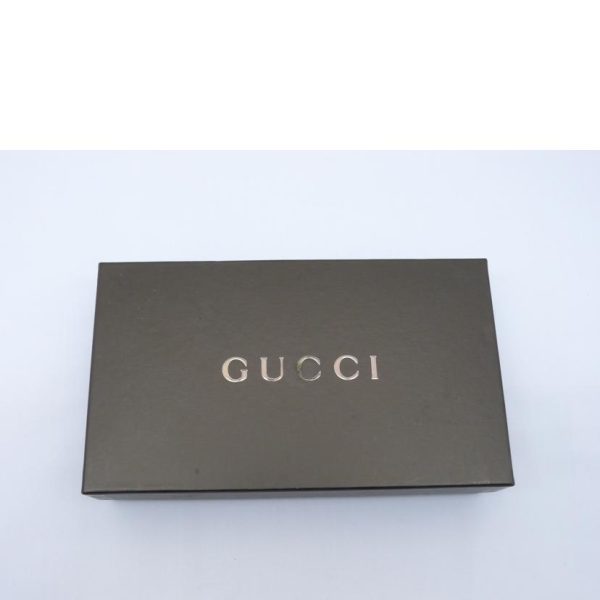 07777 6 Gucci GG Canvas W Hook Bi Fold Long Wallet Beige