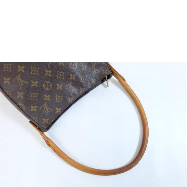 07814 4 Louis Vuitton Looping MM Monogram Bag Brown