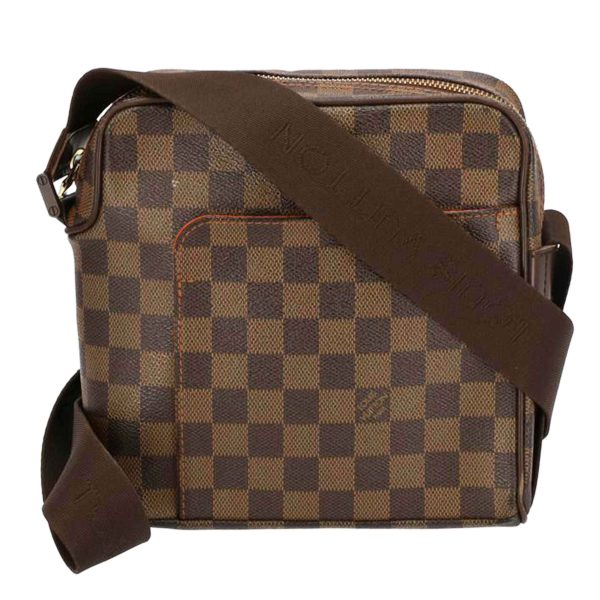 07907 1 Louis Vuitton Olaf PM Bag Damier Ebene Brown