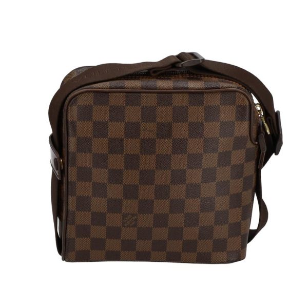 07907 2 Louis Vuitton Olaf PM Bag Damier Ebene Brown