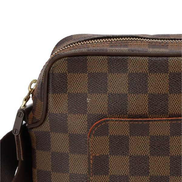 07907 7 Louis Vuitton Olaf PM Bag Damier Ebene Brown