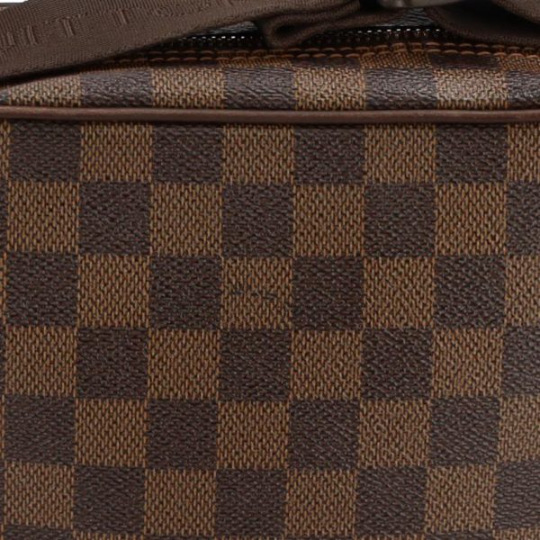 07907 8 Louis Vuitton Olaf PM Bag Damier Ebene Brown