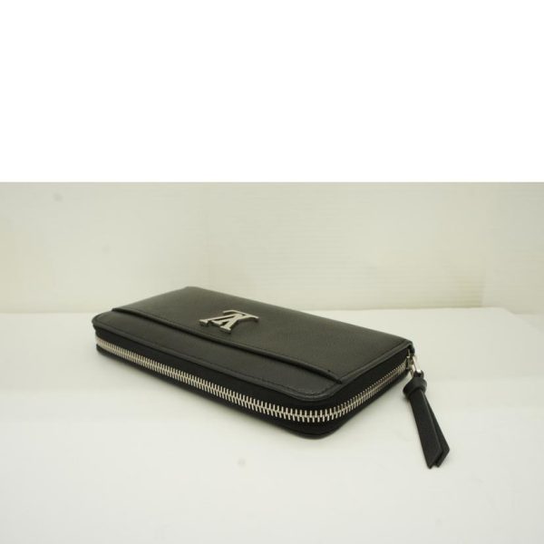 07974 3 Louis Vuitton Zippy Lockme Wallet Noir