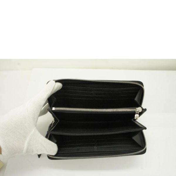 07974 4 Louis Vuitton Zippy Lockme Wallet Noir