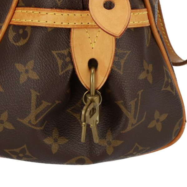 07976 9 Louis Vuitton Montorgueil PM Bag Monogram Canvas Brown