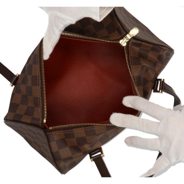 07983 4 Louis Vuitton Papillon PM Bag Damier Ebene Brown