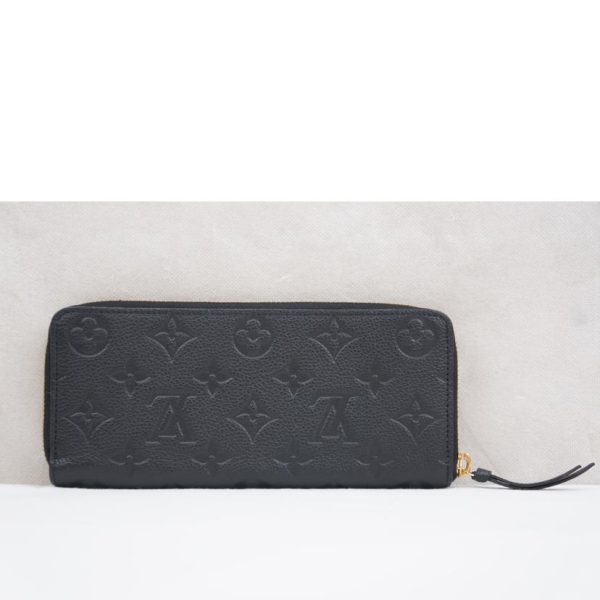 08026 2 Louis Vuitton Portefeuil Clemence Bag Empreinte Noir