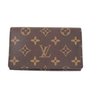 08034 1 Louis Vuitton Monogram Chain Shoulder Bag Leather Black Leopard Print