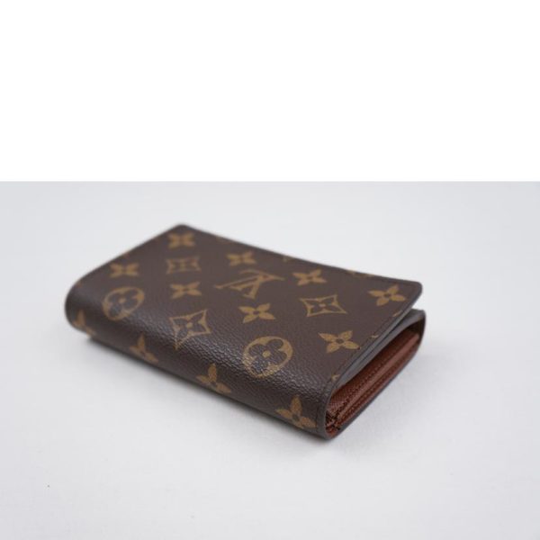 08034 3 Louis Vuitton Portefeuil Vietresor Monogram Wallet Brown