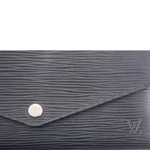 08064 6 Louis Vuitton Portefeuil Sala Bag Epi Noir