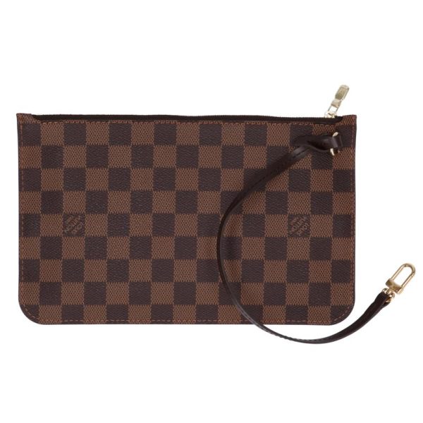 08105 6 Louis Vuitton Neverfull MM Tote Bag Damier Ebene