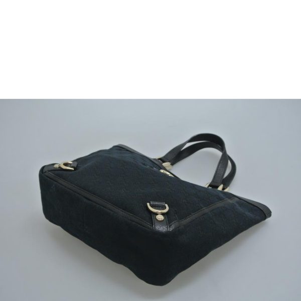 08142 3 Gucci GG Abbey Line Tote Black