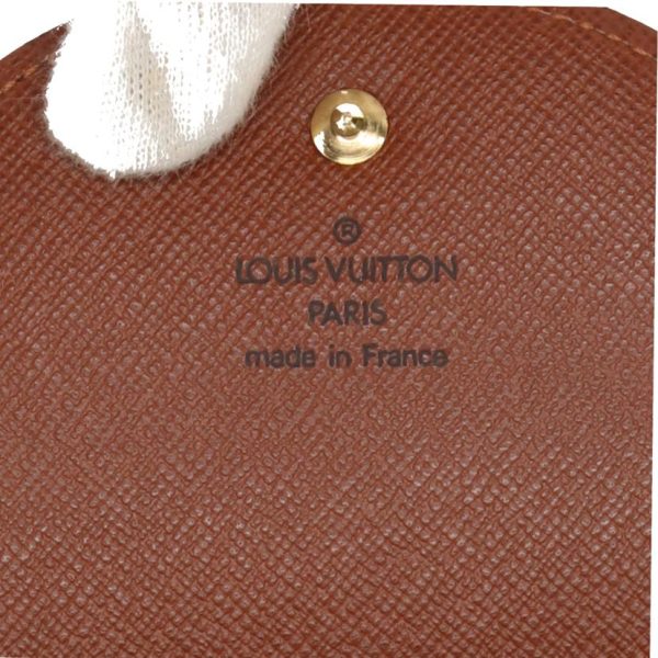 08157 5 Louis Vuitton Port Monexet Monogram Wallet Brown