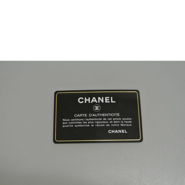 08180 6 CHANEL Round Zipper Long Wallet Caviar Skin Black