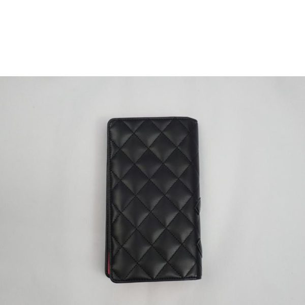 08187 2 Chanel Cambon Line Long Wallet